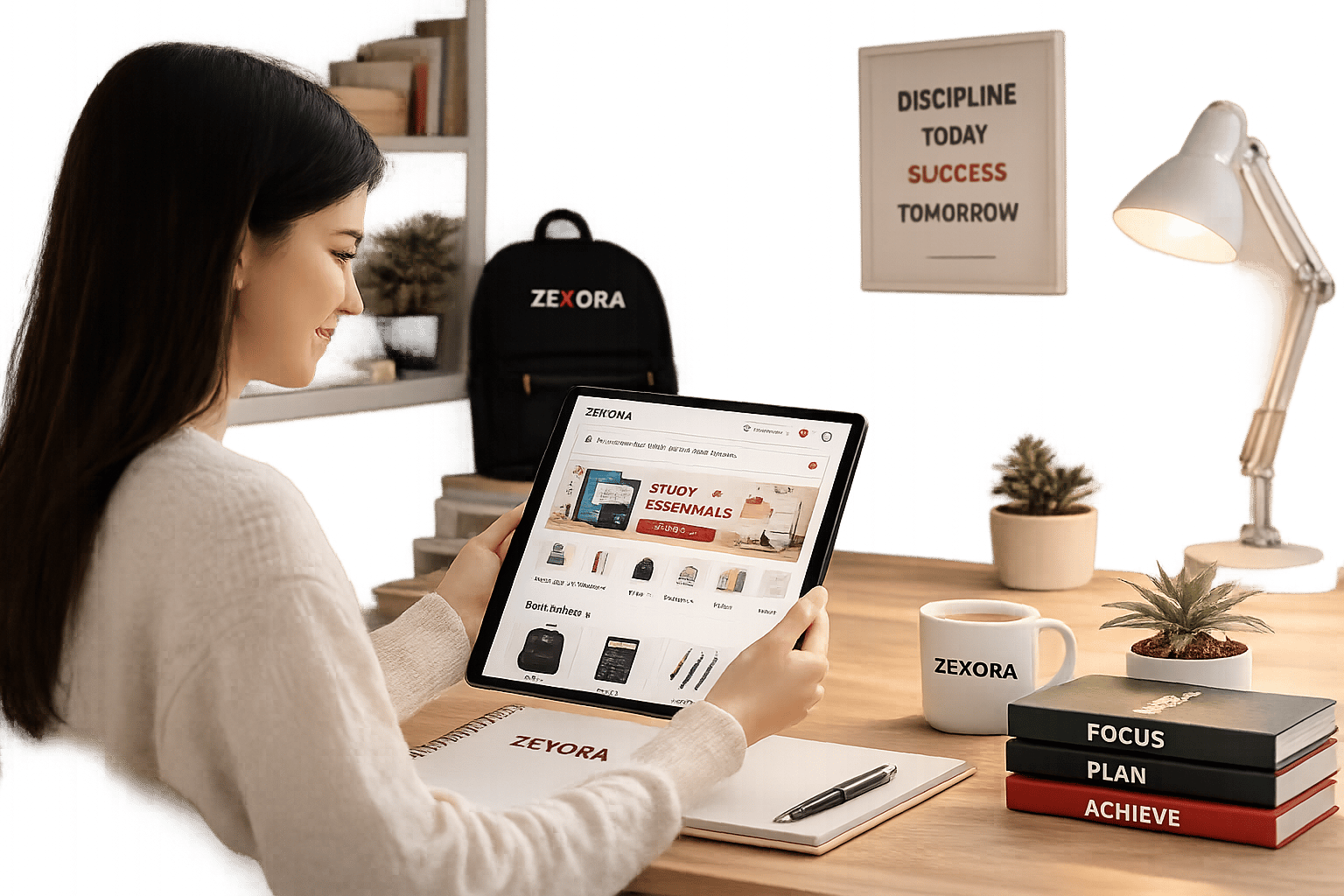 ZEXORA mission focused study workspace